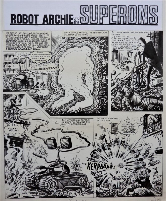 Robot Archie by Ted Kearon - Comic Strip
