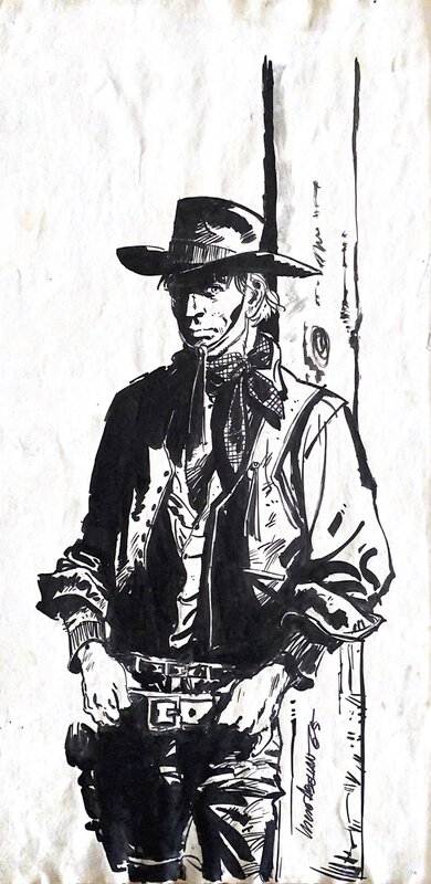 Cowboy by Adolfo Usero - Original Illustration