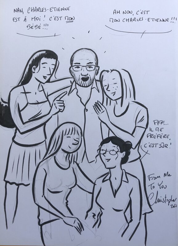 Les filles by Christopher - Sketch