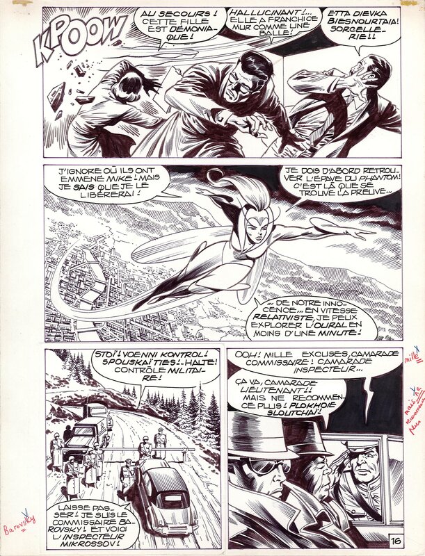 Jean-Yves Mitton - Mikros - MUSTANG 65 Page 18 - Planche originale