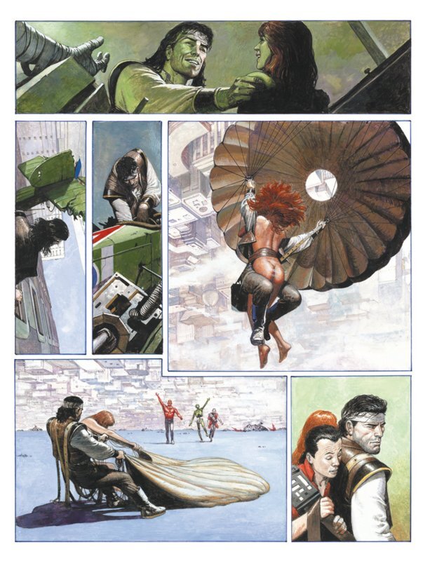 Don Lawrence, STORM T21  L'EQUATION DE LA GENESE   couleur directe - Planche originale