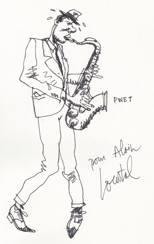 Sax by Loustal - Sketch