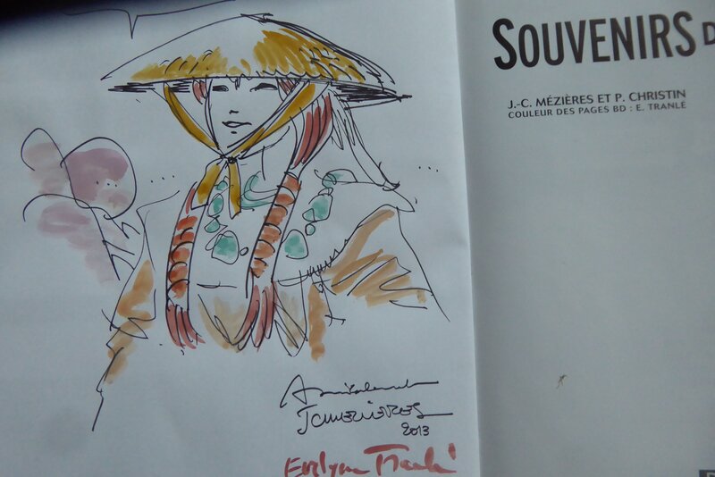 Souvenirs de futurs by Jean-Claude Mézières, Evelyne Tran-Lê - Sketch