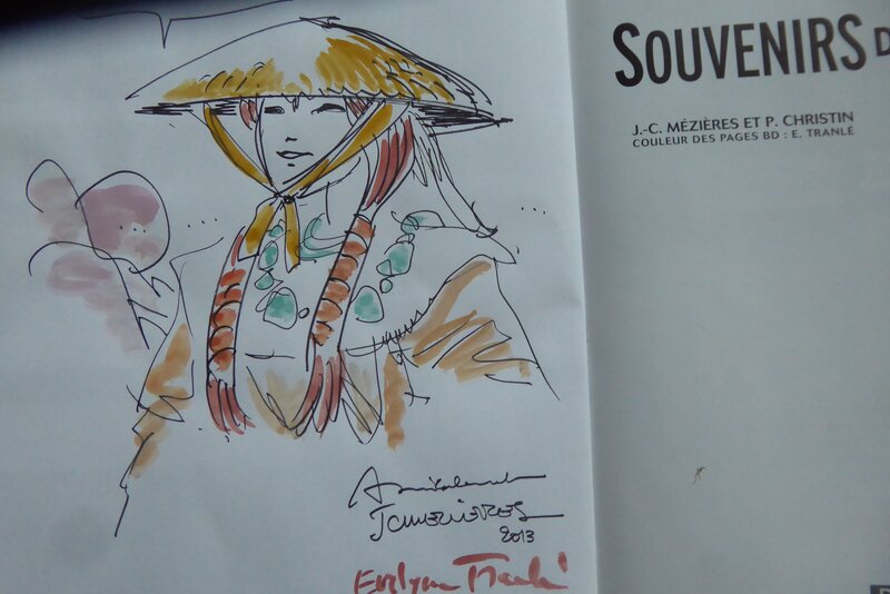 Souvenirs de futurs par Jean-Claude Mézières, Evelyne Tran-Lê - Dédicace