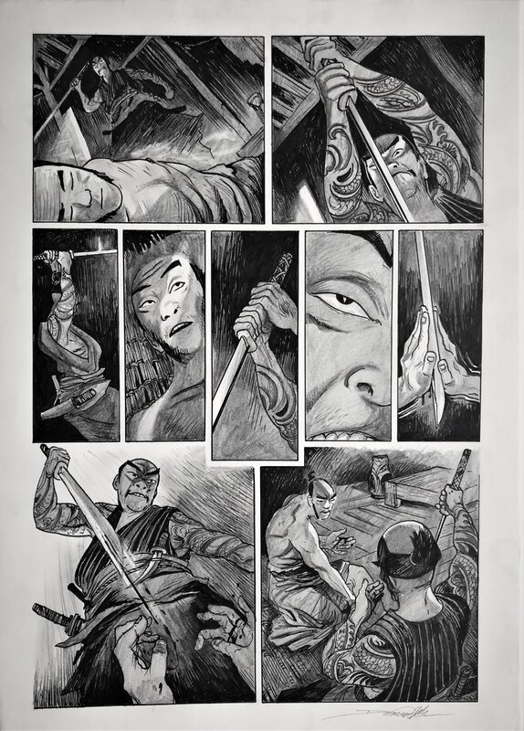 David Hitchcock, Madam Samourai n° 1 pl 49 - Comic Strip