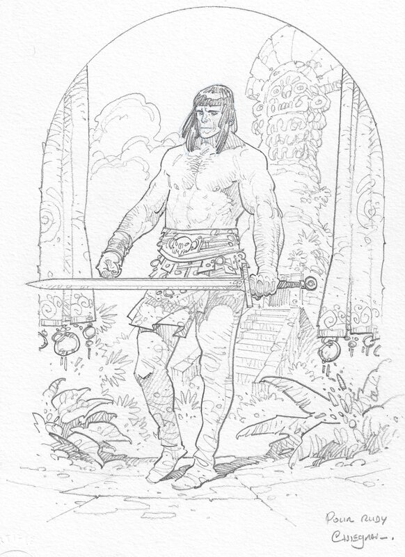 Didier Cassegrain - Conan - Illustration originale