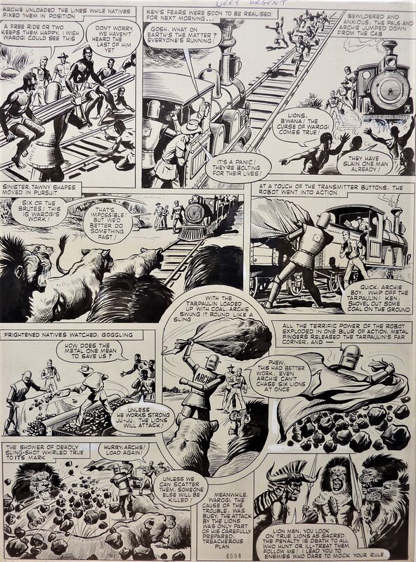Robot Archie by Ted Kearon - Comic Strip