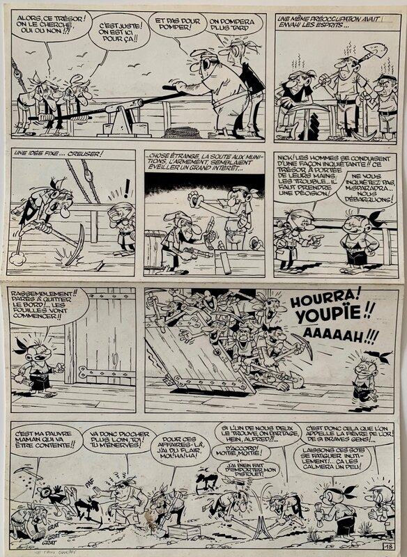 Remacle - Vieux Nick - L'île de la main ouverte - Planche 18 - Comic Strip