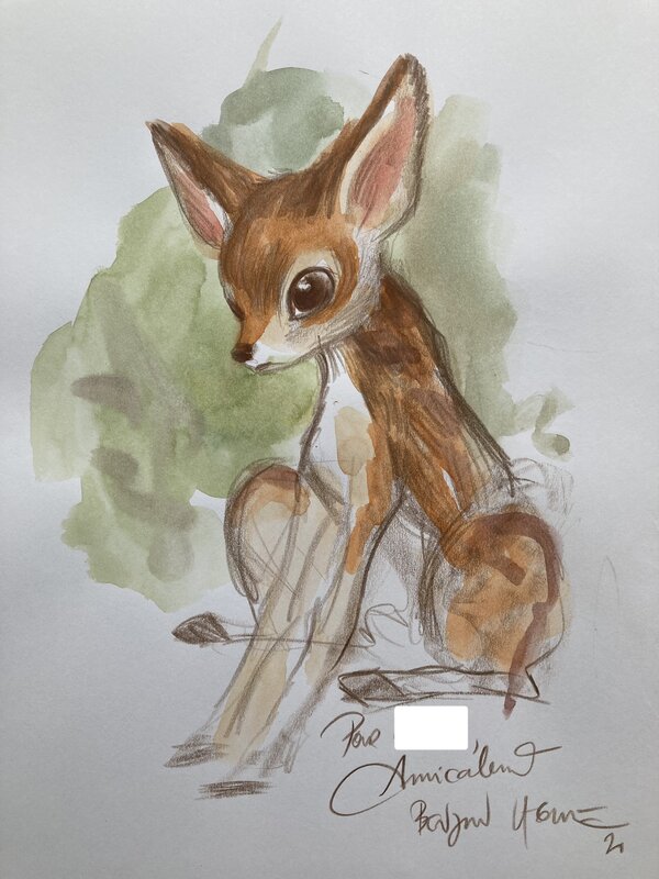 Bambi by Benjamin Lacombe - Sketch