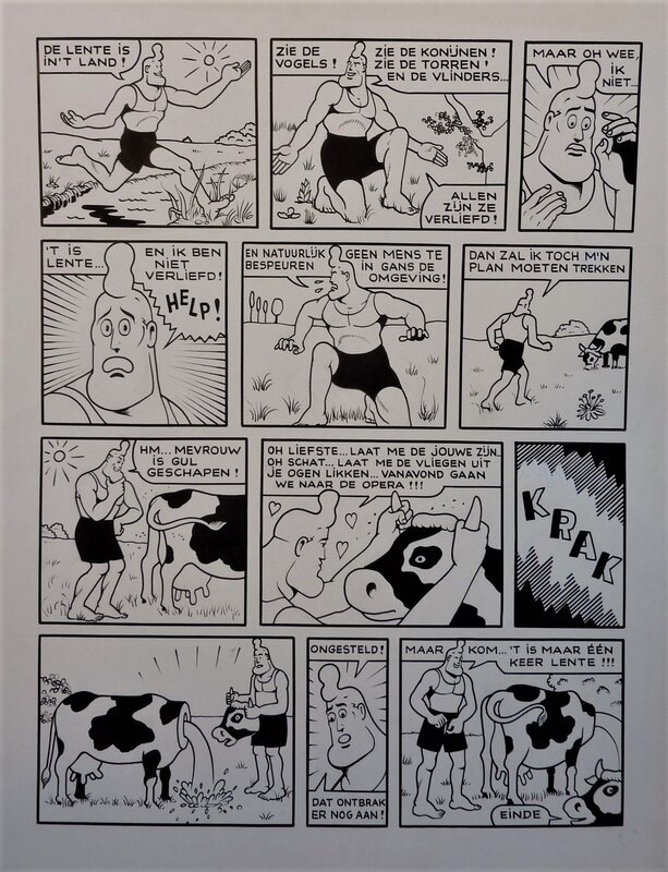 Cowboy Henk par Herr Seele - Planche originale