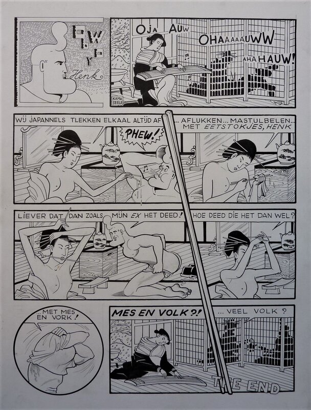 Cowboy Henk par Herr Seele - Planche originale