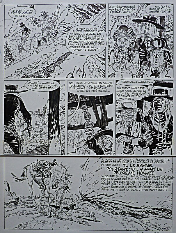 Hermann, Greg, Comanche-T4 Le ciel est rouge sur Laramie - Comic Strip