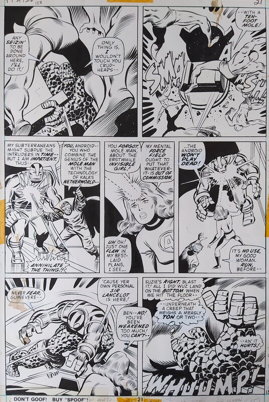 John Buscema, Joe Sinnott, John Buscema - Fantastic Four #128 p21 - Comic Strip