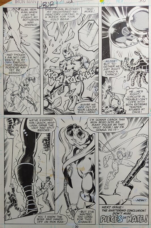 John Romita Jr., Bob Layton, John Romita Jr - Iron-Man #123 p30 - Planche originale