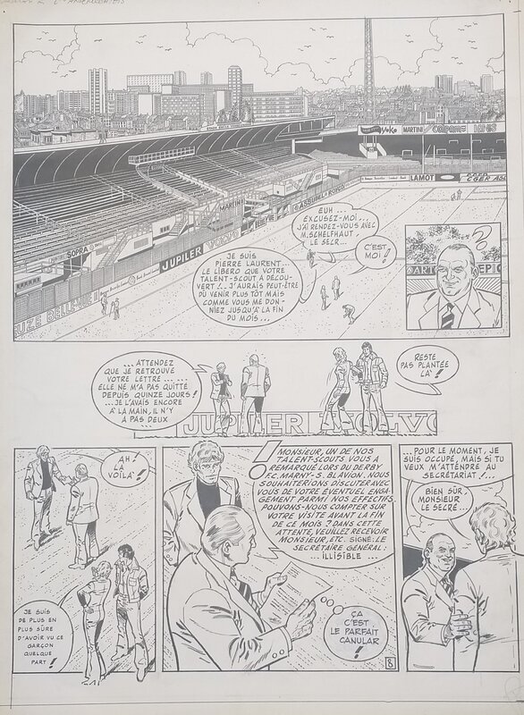 Raymond Reding, Section R - l'Anderlechtois - pl.8 - Comic Strip