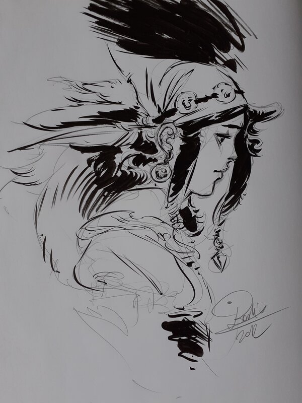 Esmeralda by Jean Bastide - Sketch