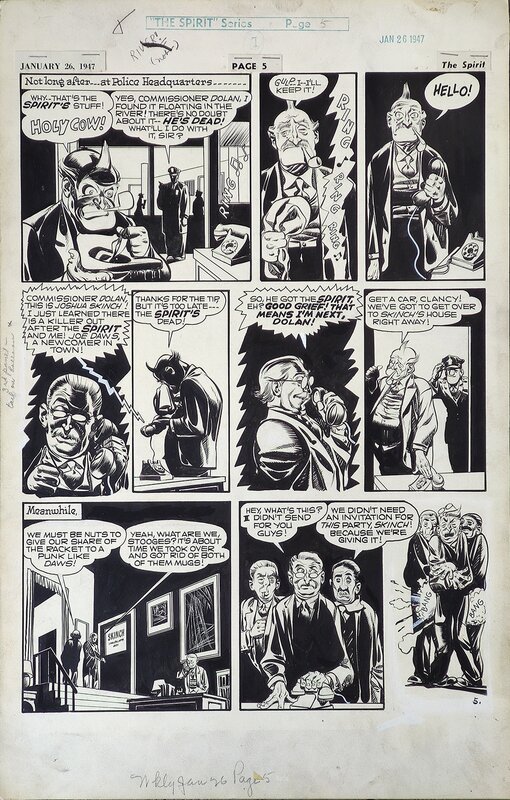 Will Eisner, Jerry Grandenetti, THE SPIRIT 