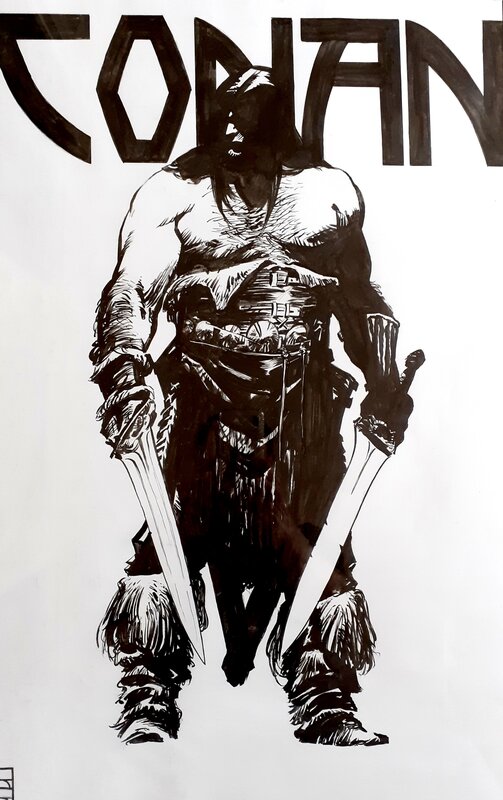 Conan by Robin Recht - Original Illustration