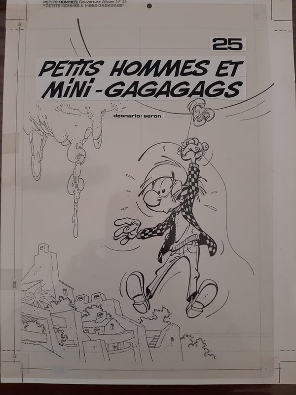 Pierre Seron, Les PETITS HOMMES ET MINI-GAGAGAGS - Couverture originale