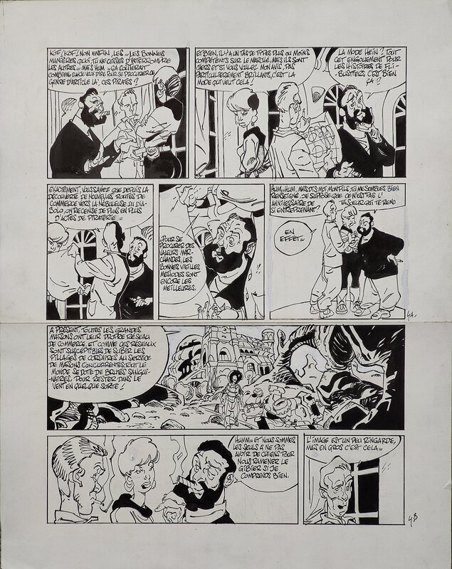 Nicolas Moraes, Richard Marazano, SIDNEY ET HOWELL 1 - pl. 4 - Planche originale