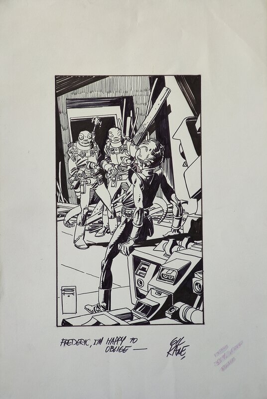 STAR HAWKS illustration de Gil Kane - Original Illustration