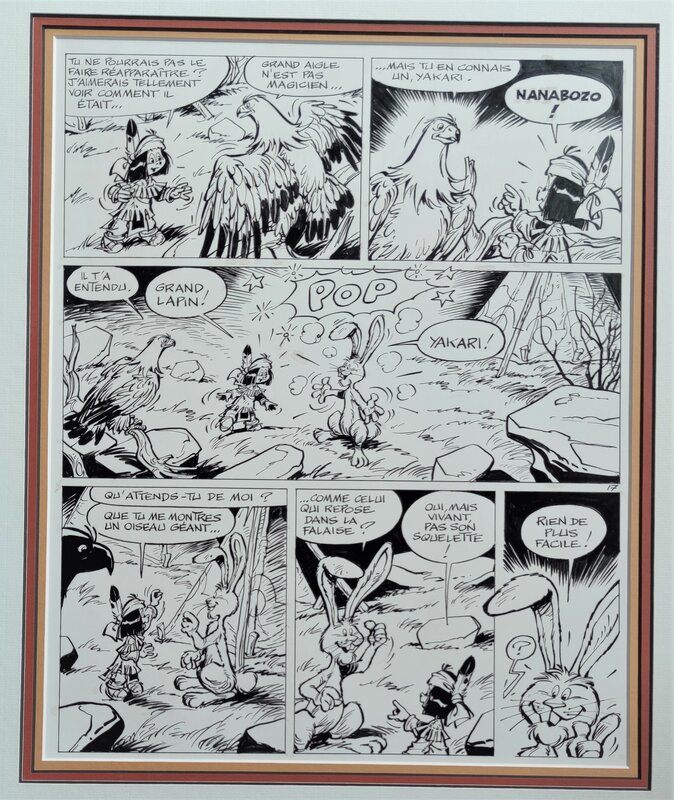 Planche ORIGINALE YAKARI DERIB - Comic Strip