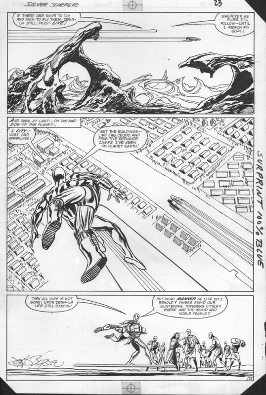 John Byrne, Tom Palmer, Silver Surfer 1 Page 23 - Comic Strip
