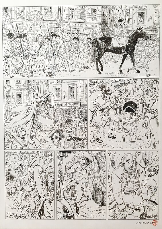 Florent Grouazel, Révolution - Planche, page 217 du T1 : Liberté - Comic Strip