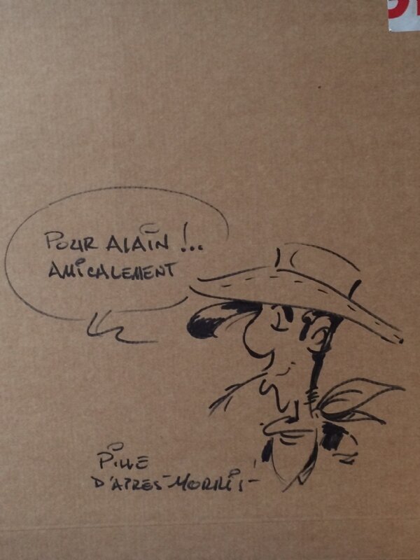 Lucky Luke par pascal pille - Dédicace