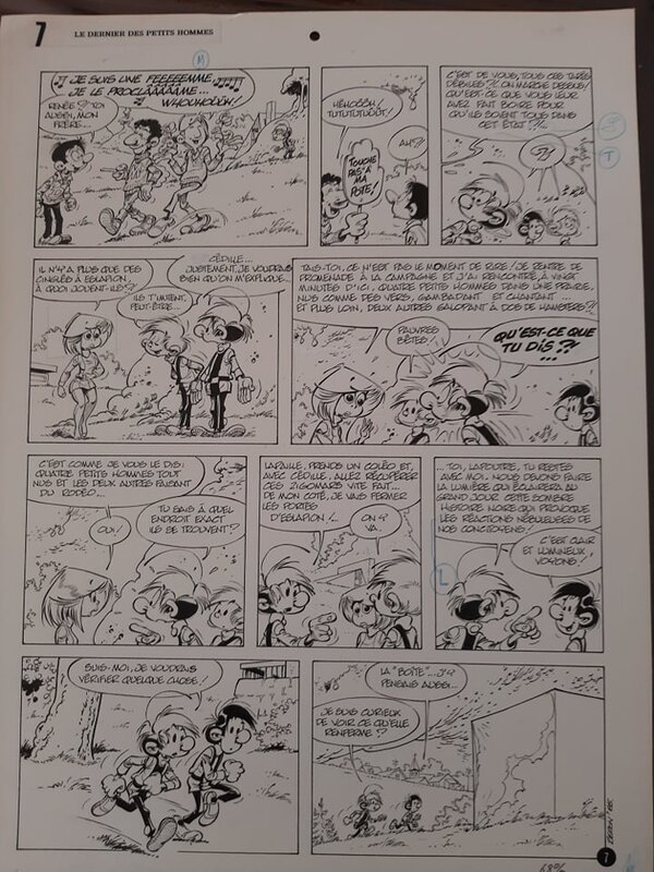 Pierre Seron, Les DERNIER DES PETITS HOMMES - Comic Strip