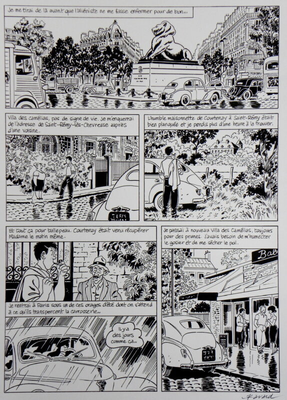 François Ravard, Emmanuel Moynot, Jacques Tardi, Léo Malet, Nestor BURMA, Tome 13, les rats de Montsouris, planche n°29, 2020. - Comic Strip