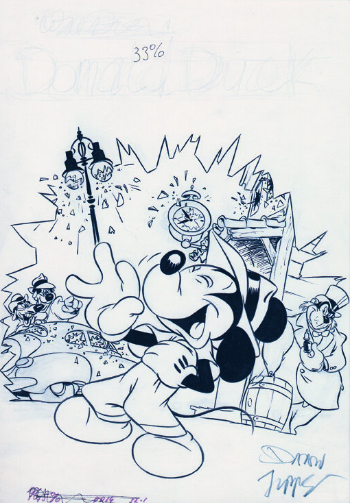 Daan Jippes | 1974 | Mickey Mouse cover - Couverture originale