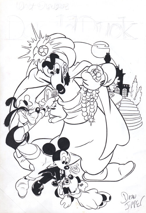Daan Jippes | 1974 | Mickey Mouse cover - Couverture originale