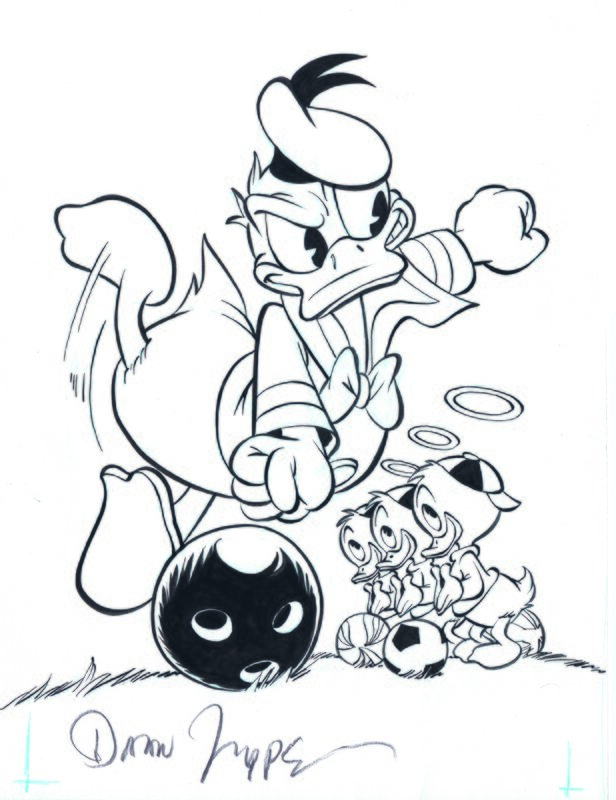 Daan Jippes | 2008 | Donald Duck cover - Original Cover