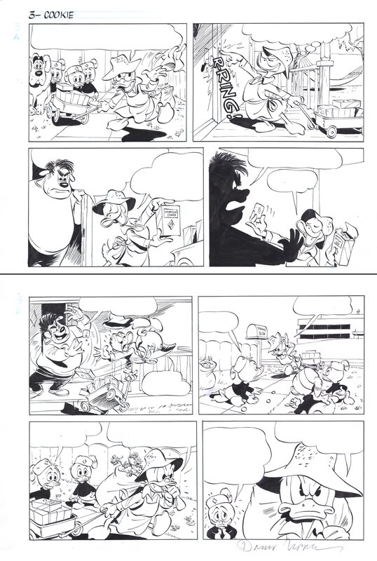Daan Jippes, Daan Jipes | 2010 | Donald Duck Cookie capers - Comic Strip