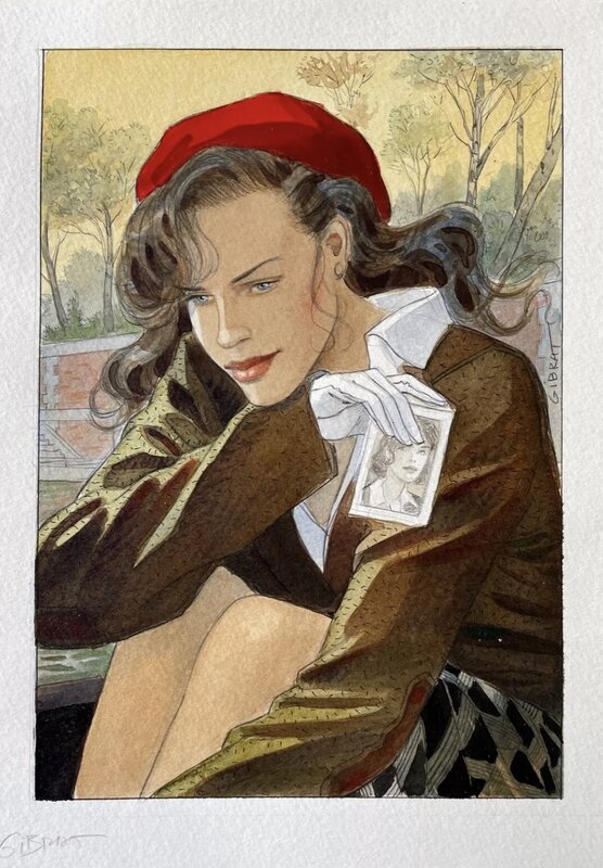 Jeanne et Cécile par Jean-Pierre Gibrat - Illustration originale