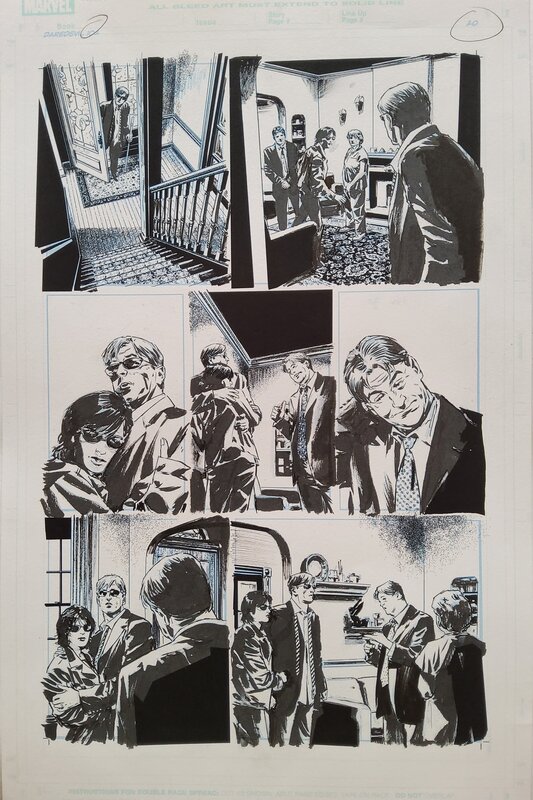 Michael Lark, Stefano Gaudiano, Daredevil # 102 p. 20 - Planche originale