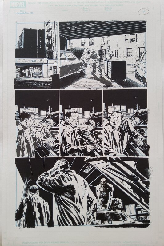 Michael Lark, Stefano Gaudiano, Daredevil # 103 p. 10 - Comic Strip
