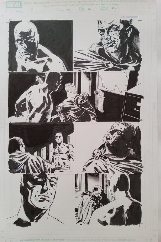 Michael Lark, Stefano Gaudiano, Daredevil # 105 p. 16 - Planche originale