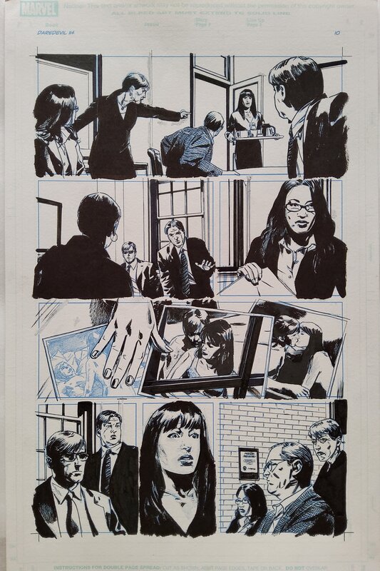 Michael Lark, Stefano Gaudiano, Daredevil # 114 p. 10 - Planche originale