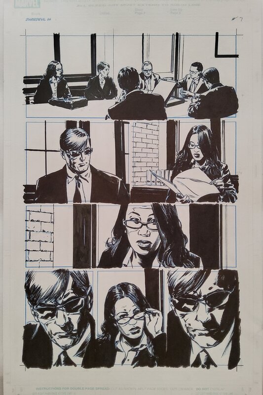 Michael Lark, Stefano Gaudiano, Daredevil # 114 p. 7 - Comic Strip