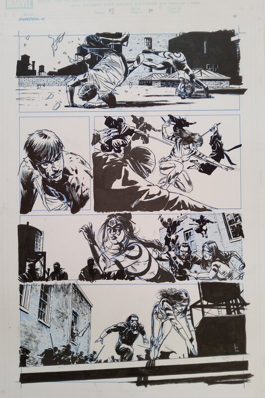 Michael Lark, Stefano Gaudiano, Daredevil # 115 p. 10 - Comic Strip