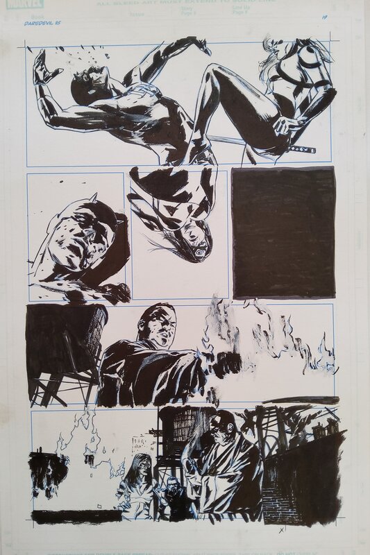 Michael Lark, Stefano Gaudiano, Daredevil # 115 p. 19 - Comic Strip