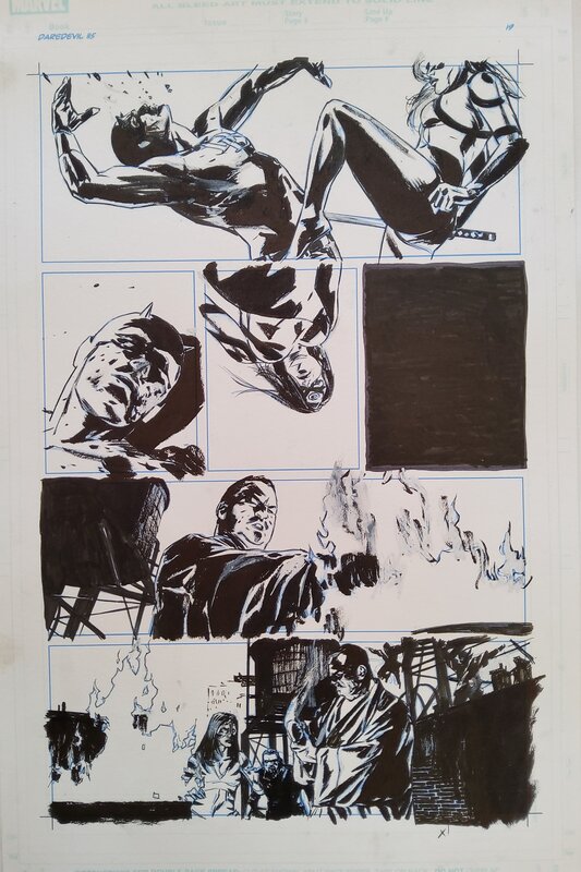 Michael Lark, Stefano Gaudiano, Daredevil # 115 p. 19 - Planche originale