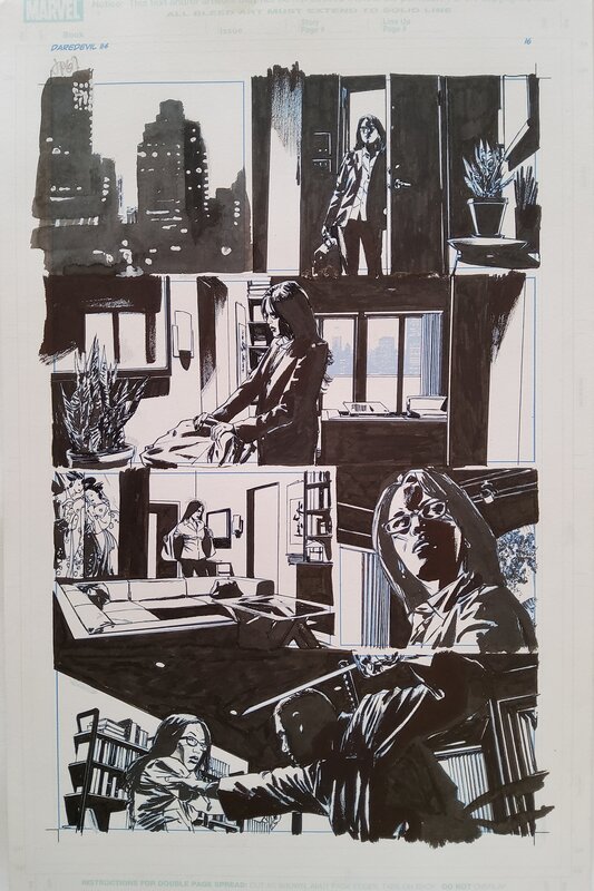 Michael Lark, Stefano Gaudiano, Daredevil # 114 p. 16 - Planche originale