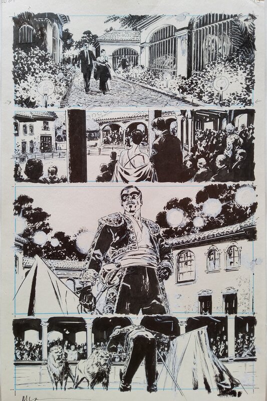 Michael Lark, Stefano Gaudiano, DAREDEVIL # 89 p. 13 - Comic Strip