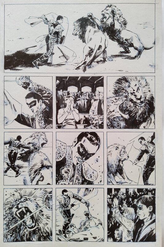 Michael Lark, Stefano Gaudiano, DAREDEVIL # 89 p. 14 - Planche originale