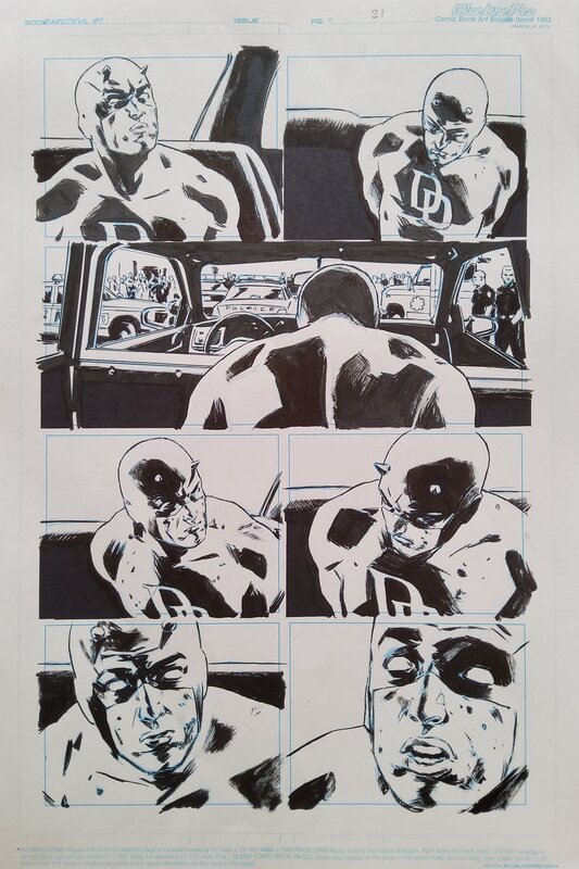 Michael Lark, Stefano Gaudiano, Daredevil # 97 p. 21 - Comic Strip