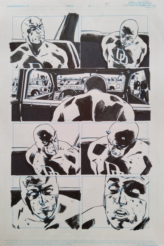 Michael Lark, Stefano Gaudiano, Daredevil # 97 p. 21 - Planche originale