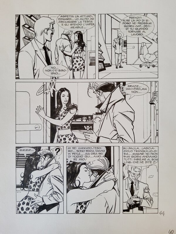 Roberto De Angelis, NATHAN  NEVER # 100 p. 44. - Comic Strip